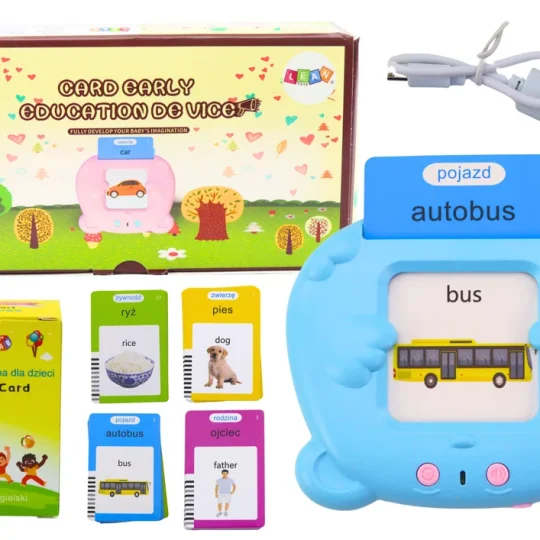Edukativni Tablet 224 Riječi Pl/en, Plavi 1