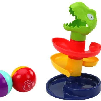 Edukativni Tobogan Loptice Zeleni Dinosaur 2