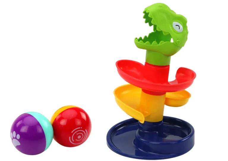 Edukativni Tobogan Loptice Zeleni Dinosaur 2