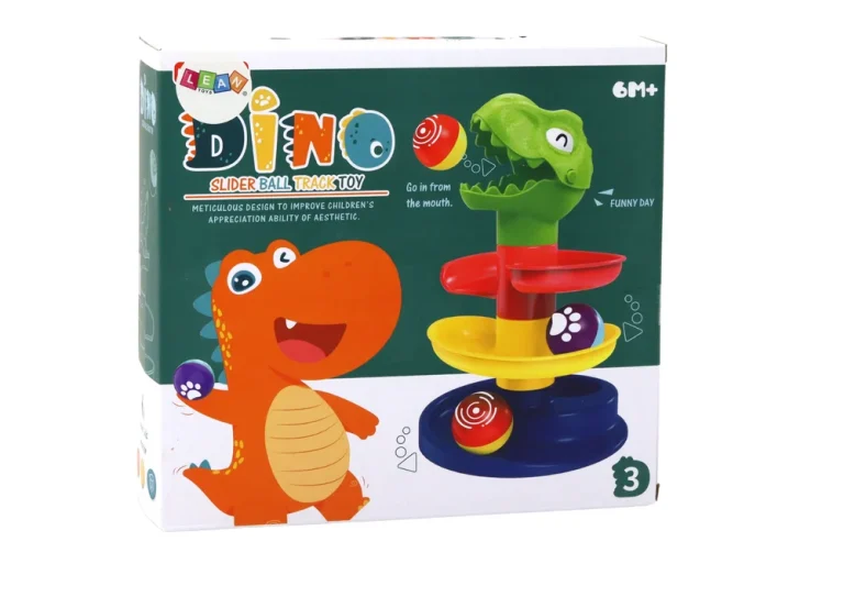 Edukativni Tobogan Loptice Zeleni Dinosaur 3