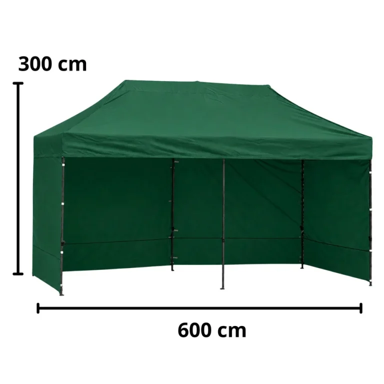 Ekspresni Vrtni šator Za Ugostiteljstvo, Komercijalni Paviljon, Zeleni, 3x6 M 8
