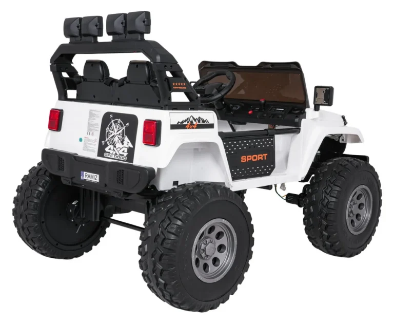 Ekstremno Sportsko 4x4 Vozilo Promjenjive Veličine, Bijelo 10