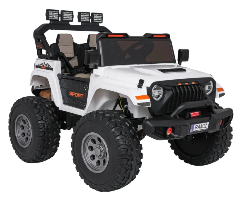 Ekstremno Sportsko 4x4 Vozilo Promjenjive Veličine, Bijelo 14