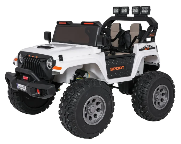 Ekstremno Sportsko 4x4 Vozilo Promjenjive Veličine, Bijelo 15