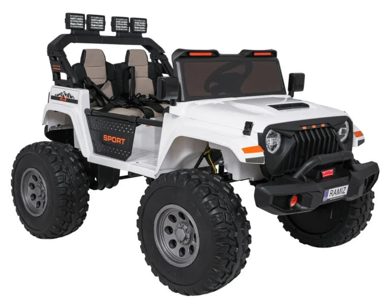 Ekstremno Sportsko 4x4 Vozilo Promjenjive Veličine, Bijelo 4