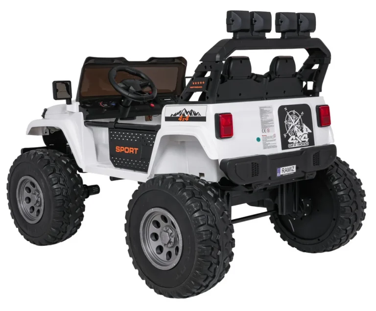Ekstremno Sportsko 4x4 Vozilo Promjenjive Veličine, Bijelo 6