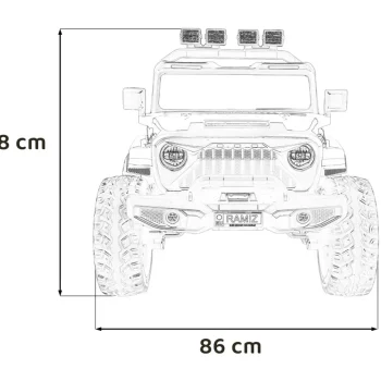 Ekstremno Sportsko 4x4 Vozilo Promjenjive Veličine, Crno 2