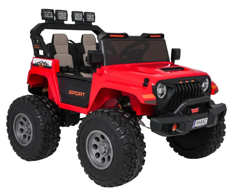 Ekstremno Sportsko 4x4 Vozilo Promjenjive Veličine, Crveno 13