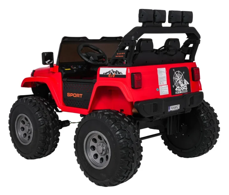 Ekstremno Sportsko 4x4 Vozilo Promjenjive Veličine, Crveno 16