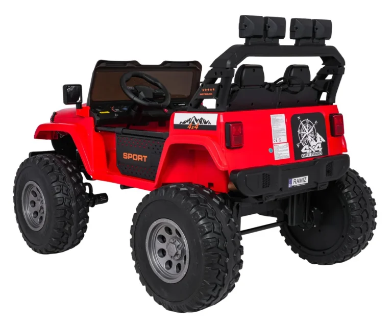 Ekstremno Sportsko 4x4 Vozilo Promjenjive Veličine, Crveno 8