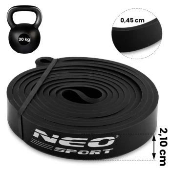 Elastična Traka Za Vježbanje Otpora Neo Sport Ns 960, Crna 9