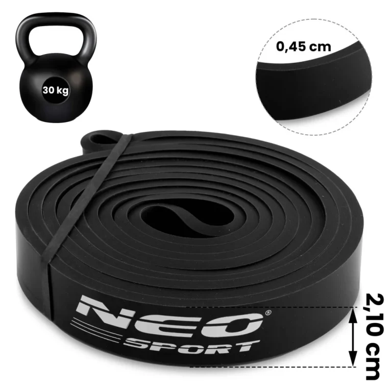 Elastična Traka Za Vježbanje Otpora Neo Sport Ns 960, Crna 9