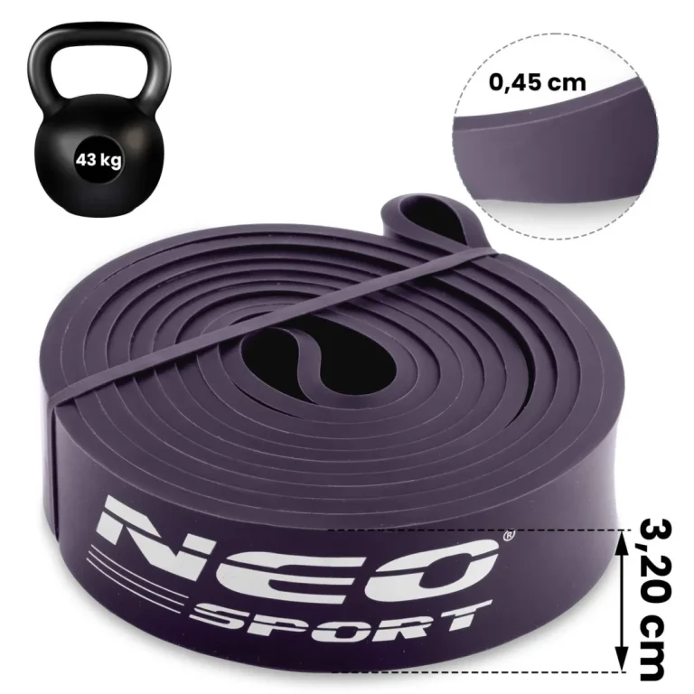 Elastična Traka Za Vježbanje Otpora Neo Sport Ns 960, Ljubičasta 9