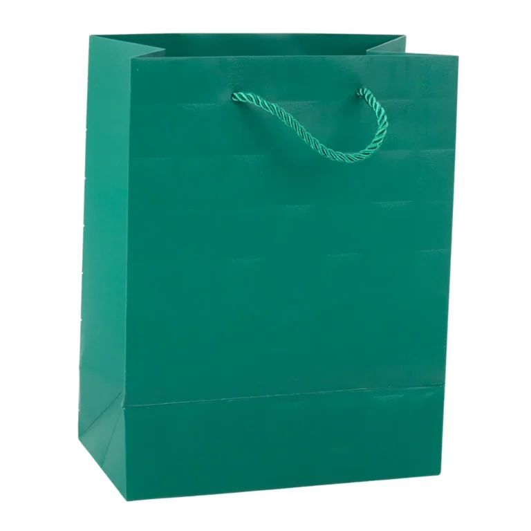 Elegantna Poklon Vrećica S Reljefnim Kvadratićima 23 X 18 X 10,5 Cm 3