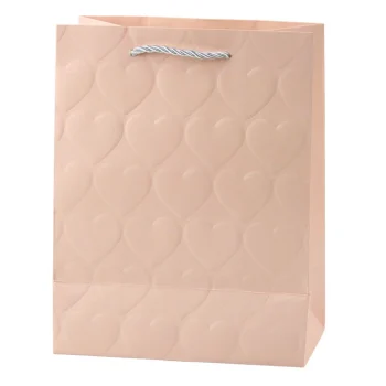 Elegantna Poklon Vrećica S Reljefnim Srcima 23 X 18 X 10,5 Cm 2