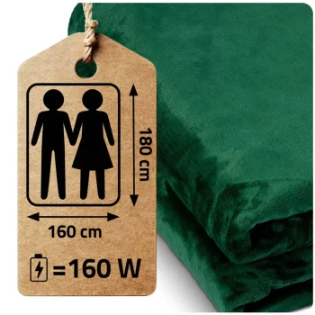 Električna Deka 180 X 160 Cm Berdsen Bd 960, Zelena 9