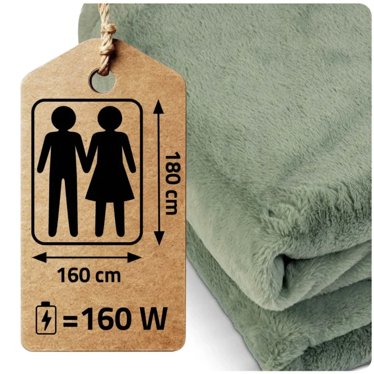 Električna Deka 180 X 160 Cm Berdsen Bd 962, Siva 9