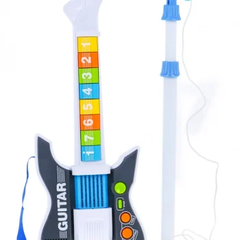 Električna Gitara S Mikrofonom Na Stalku 3+ 4