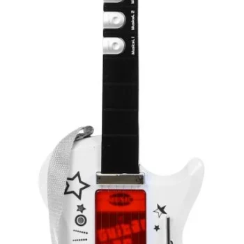 Električna Gitara S Mikrofonom Za Djecu 6+ Zvukovi Instrumenata + Svjetla 6