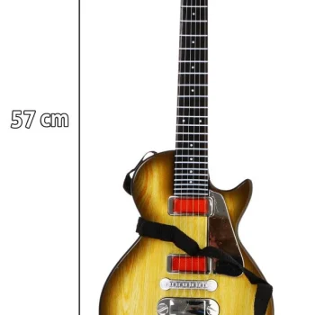 Električna Gitara Za Djecu 3+ Imitacija Drveta + Slušalice + Zvukovi I Svjetla 2