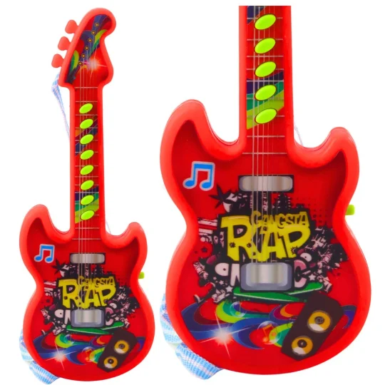 Električna Gitara Za Djecu Melodies Solmization Range Crvena 29 Cm 1