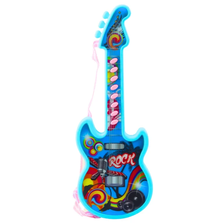 Električna Gitara Za Djecu Melodies Solmization Range Plava 29 Cm 2