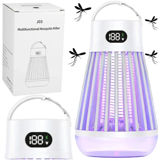 Električna Lampa Za Komarce Uv Usb Bijela 1