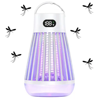 Električna Lampa Za Komarce Uv Usb Bijela 3
