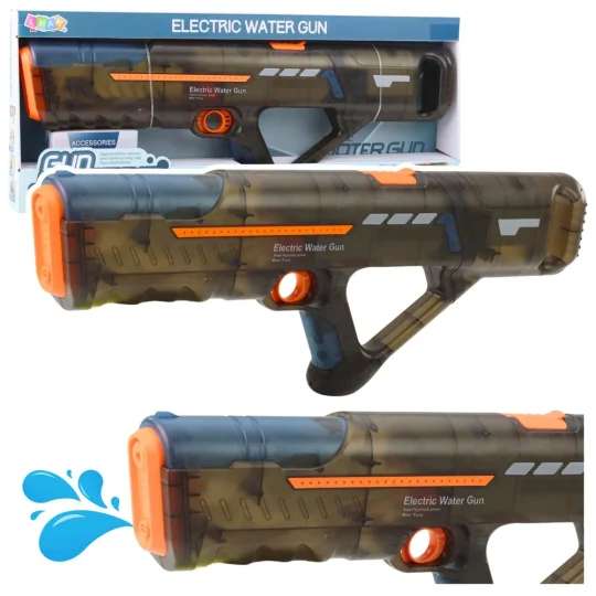 Električna Vodena Puška, Punjiva, Prozirno Crna, 55 Cm 1