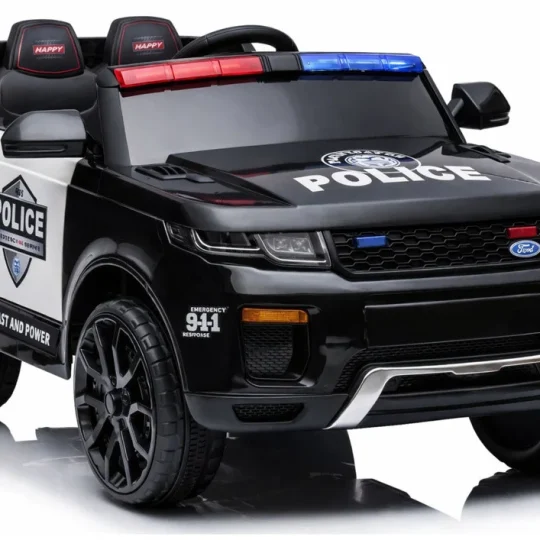 Električna Vožnja Na Biciklu Bbh 021 Policijska Crna Auto Na Akumulator 1