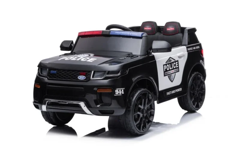 Električna Vožnja Na Biciklu Bbh 021 Policijska Crna Auto Na Akumulator 11