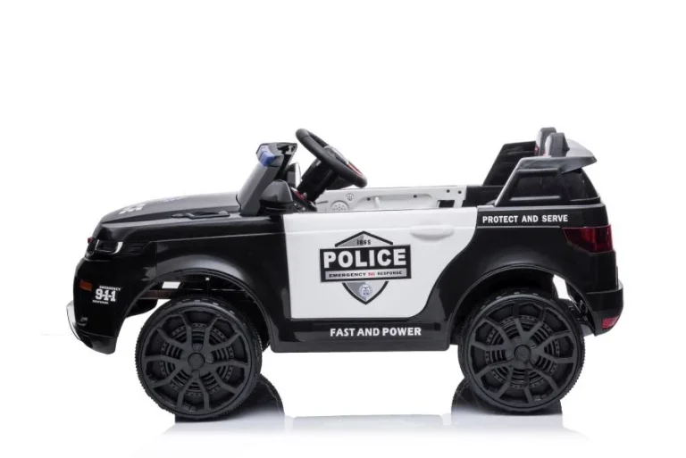 Električna Vožnja Na Biciklu Bbh 021 Policijska Crna Auto Na Akumulator 14