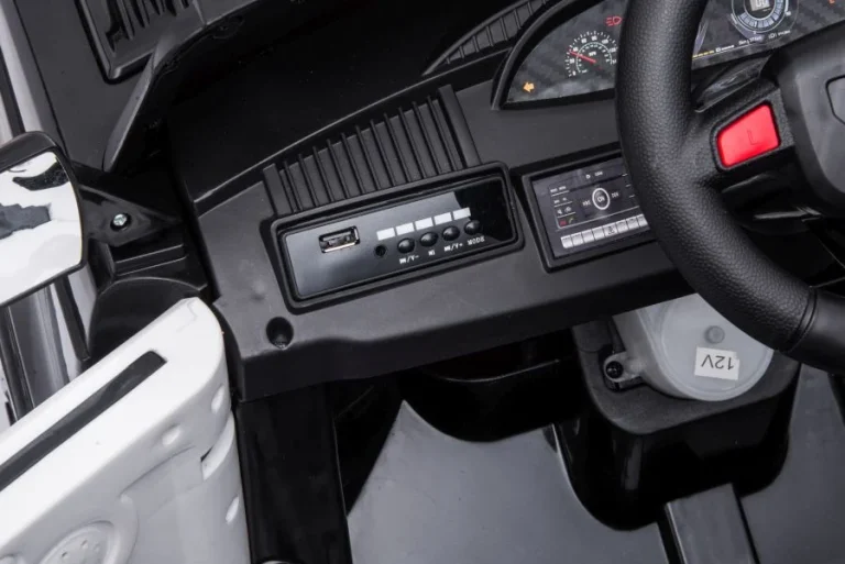 Električna Vožnja Na Biciklu Bbh 021 Policijska Crna Auto Na Akumulator 15