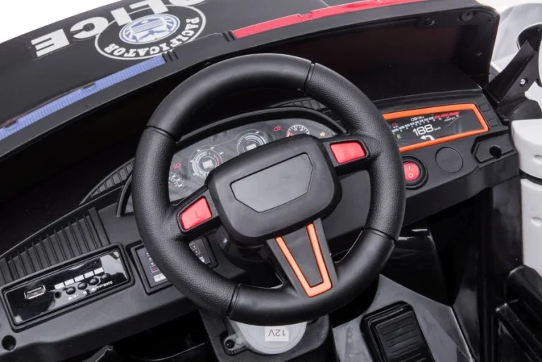 Električna Vožnja Na Biciklu Bbh 021 Policijska Crna Auto Na Akumulator 16