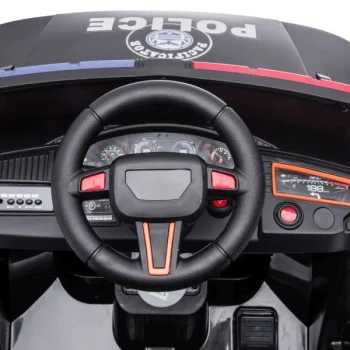 Električna Vožnja Na Biciklu Bbh 021 Policijska Crna Auto Na Akumulator 17