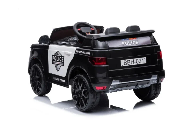 Električna Vožnja Na Biciklu Bbh 021 Policijska Crna Auto Na Akumulator 22