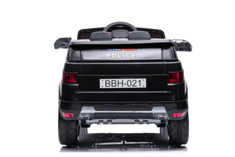 Električna Vožnja Na Biciklu Bbh 021 Policijska Crna Auto Na Akumulator 3