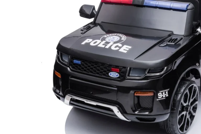Električna Vožnja Na Biciklu Bbh 021 Policijska Crna Auto Na Akumulator 4