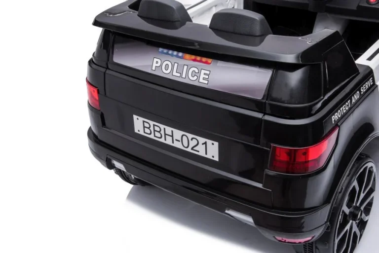 Električna Vožnja Na Biciklu Bbh 021 Policijska Crna Auto Na Akumulator 8