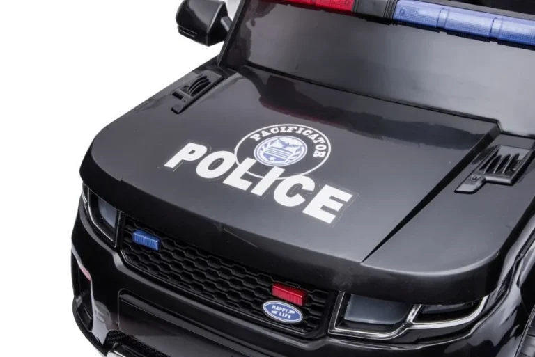 Električna Vožnja Na Biciklu Bbh 021 Policijska Crna Auto Na Akumulator 9