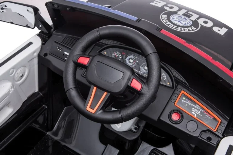 Električni Automobil Bbh 021 Policijsko Bijela Auto Na Akumulator 8