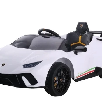 Električni Automobil Lamborghini Huracan Bijela Boja 2