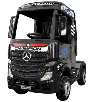 Električni Automobil Mercedes Actros Crno Obojen Mp4 Auto Na Akumulator 2