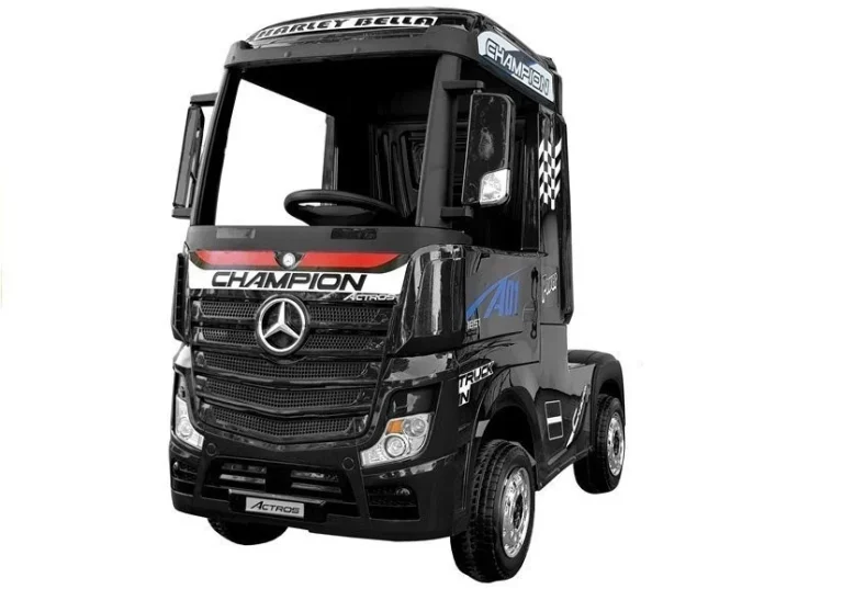 Električni Automobil Mercedes Actros Crno Obojen Mp4 Auto Na Akumulator 2