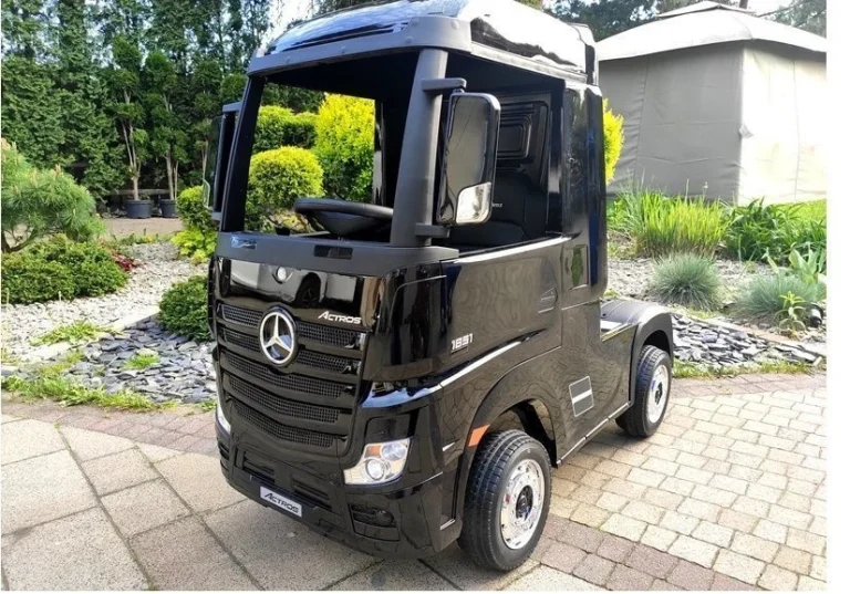 Električni Automobil Mercedes Actros Crno Obojen Mp4 Auto Na Akumulator 9