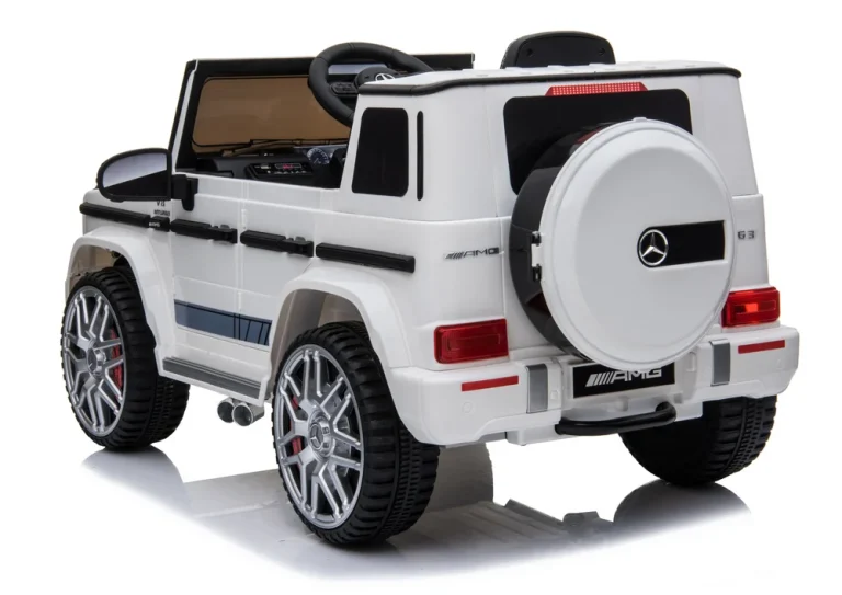 Električni Automobil Mercedes G63 Bijeli Auto Na Akumulator 4