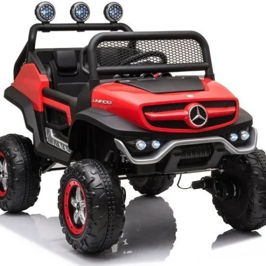 Električni Automobil Mercedes Unimog S Crveni 1