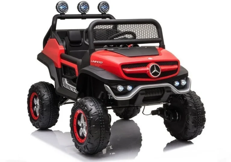 Električni Automobil Mercedes Unimog S Crveni 1