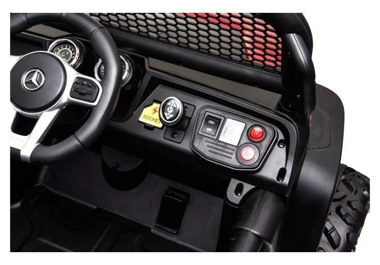 Električni Automobil Mercedes Unimog S Crveni 10