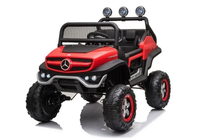 Električni Automobil Mercedes Unimog S Crveni 2